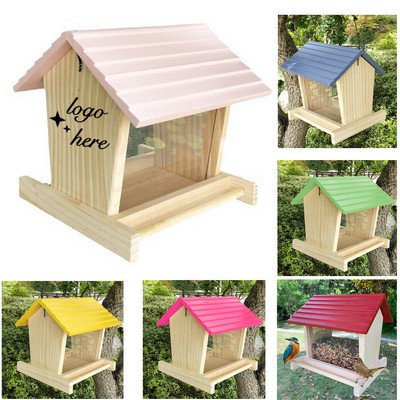 Wood Bird Feeder Cedar Bird Feeder